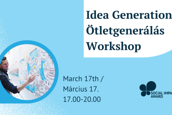 SIA ÖTLETGENERÁLÁS WORKSHOP – ONLINE! Jelentkezz most!