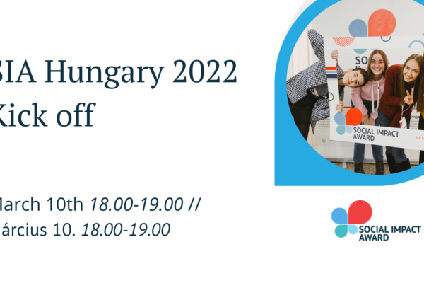 Social Impact Award KICK OFF  2022