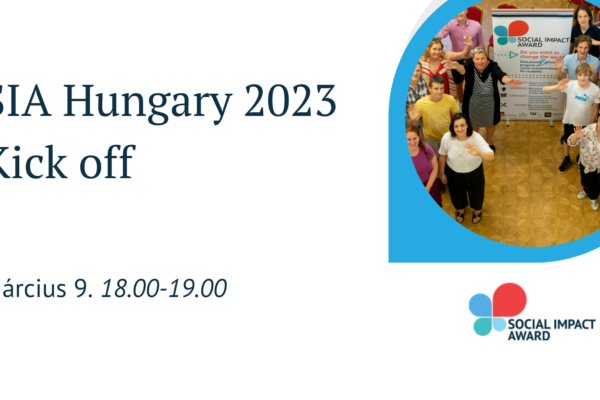 Social Impact Award 2023 – Kick-off