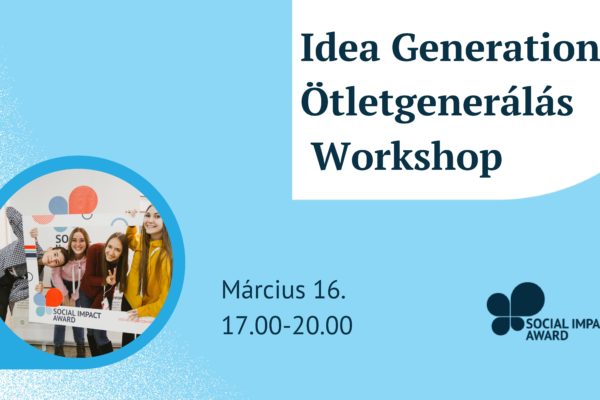 SIA Ötletgenerálás Workshop – Online – jelentkezz most!